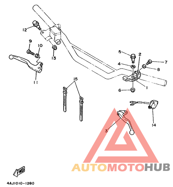 Handle switch. lever
