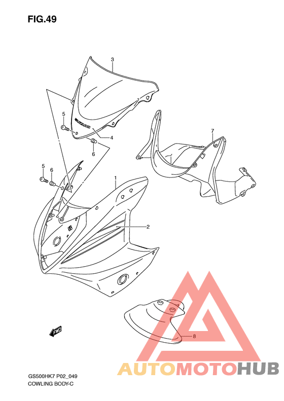 Cowling body