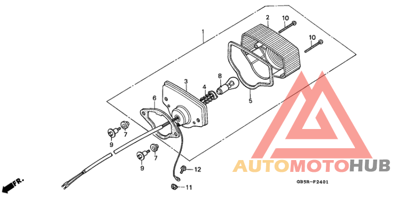 Taillight unit ass`y