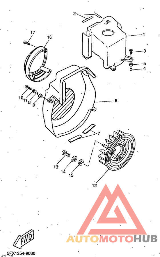 Air shroud. fan