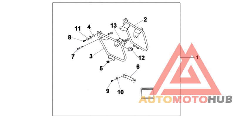 Saddlebag mount b