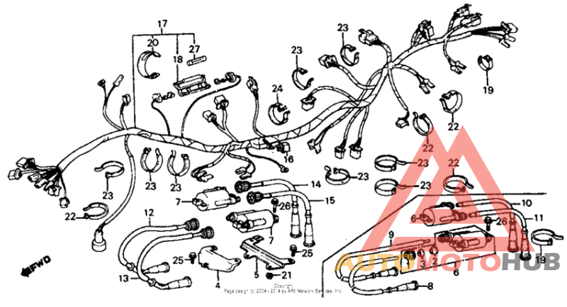Wire harness + ignition coil