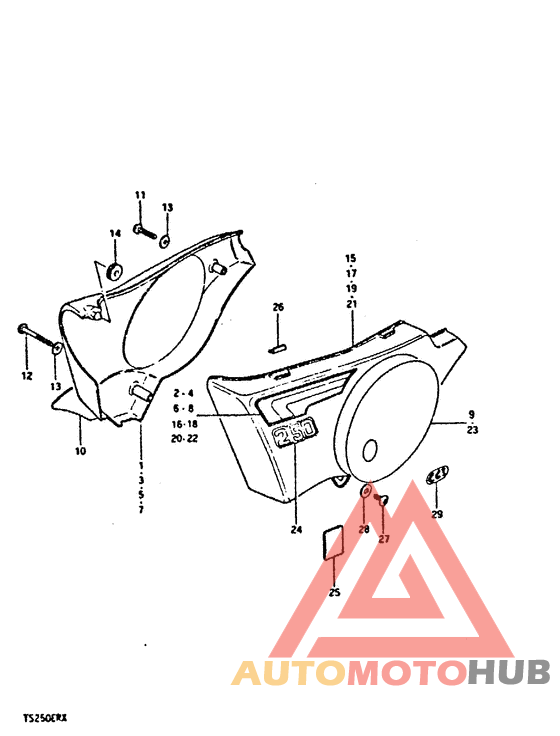 Обтекатель задний