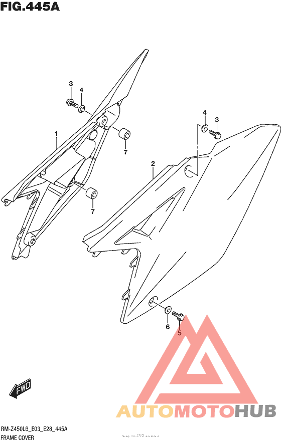 Обтекатель рамы