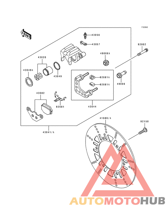 Передний суппорт