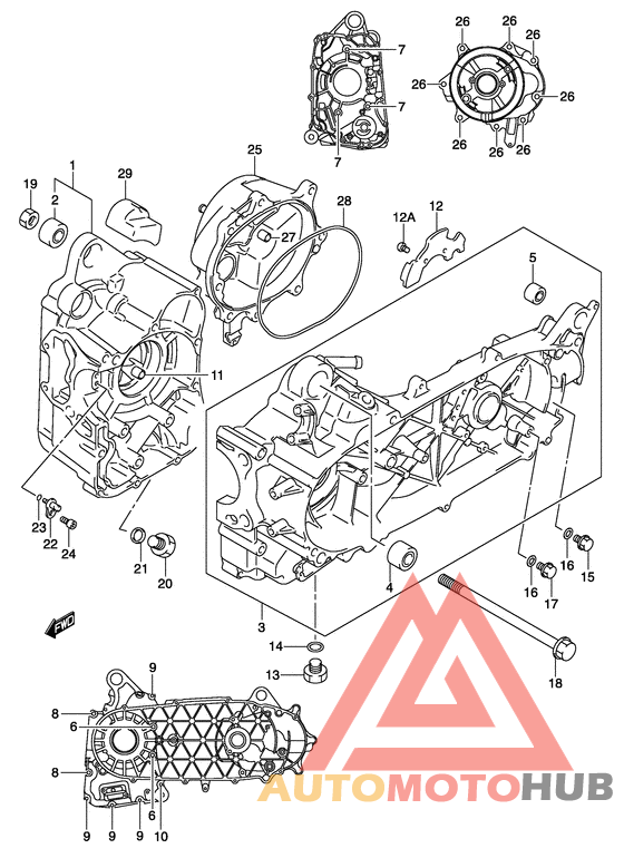 Картер двигателя