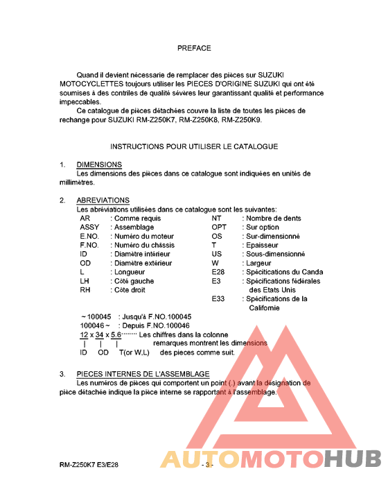 Catalog preface