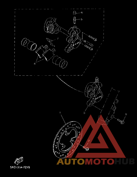 Передний суппорт
