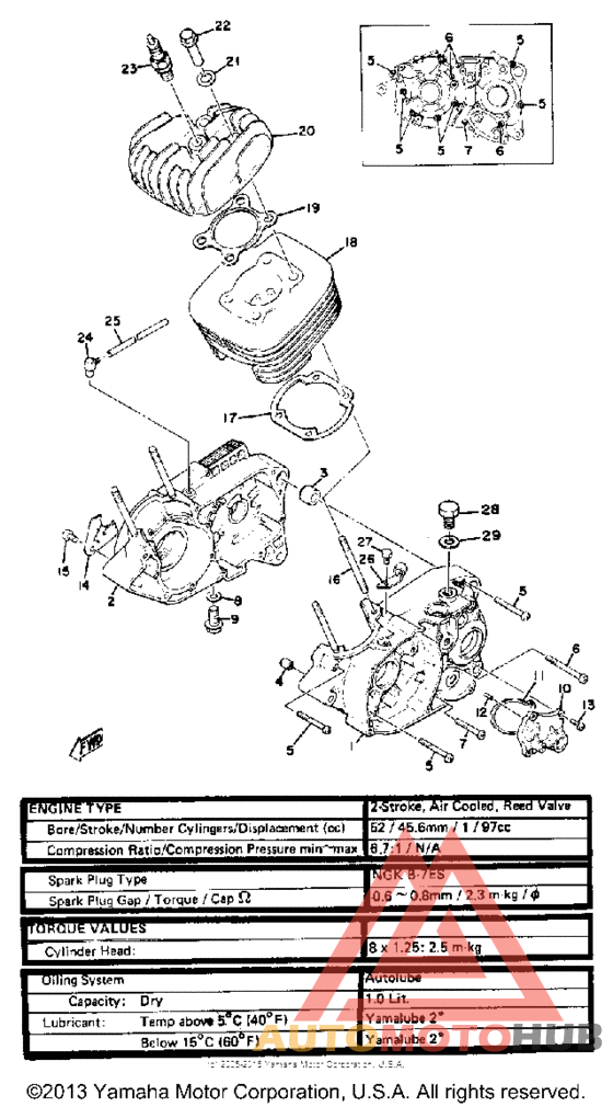 Crankcase-cylinder