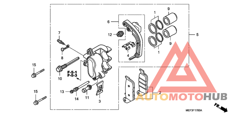 Задний суппорт