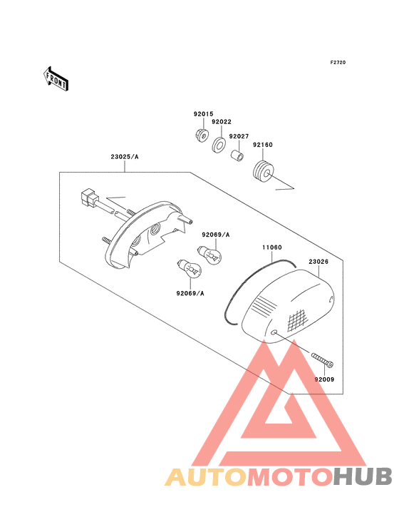 Taillight unit ass`y