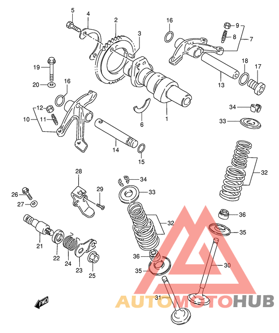 Распредвал / клапан