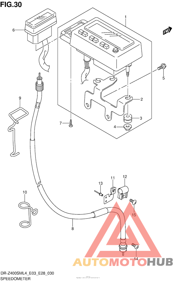 Speedometer (Dr-Z400Sml4 E28)