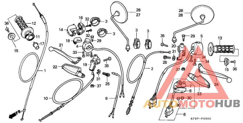 Handle lever/switch/ cable
