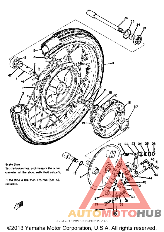 Переднее колесо