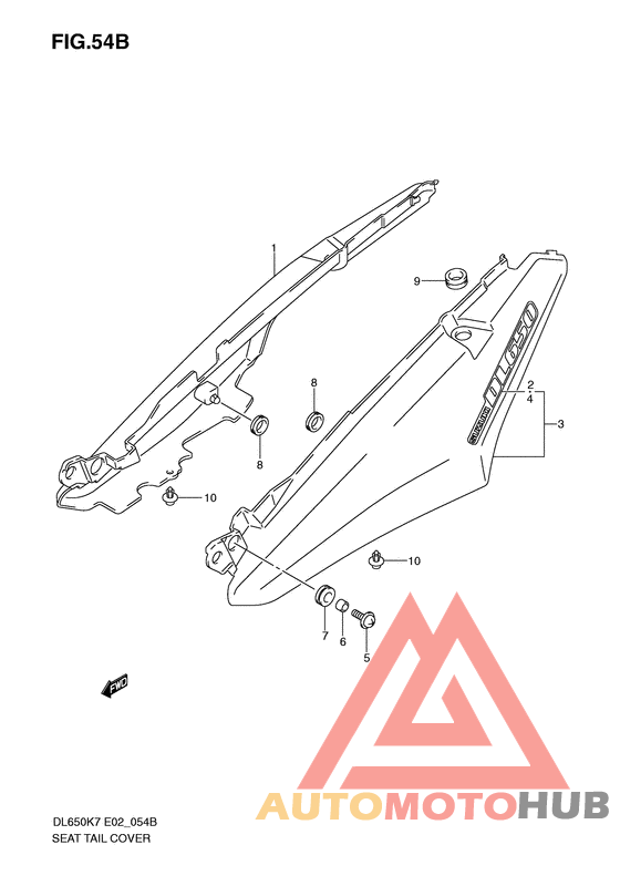 Обтекатель сидения