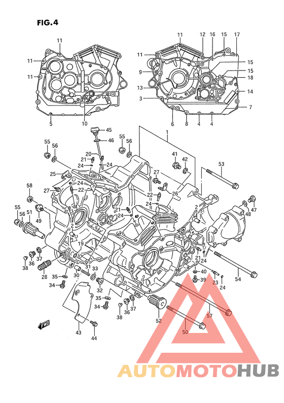 Картер двигателя