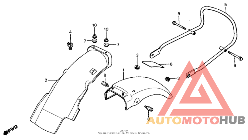 Задний бампер