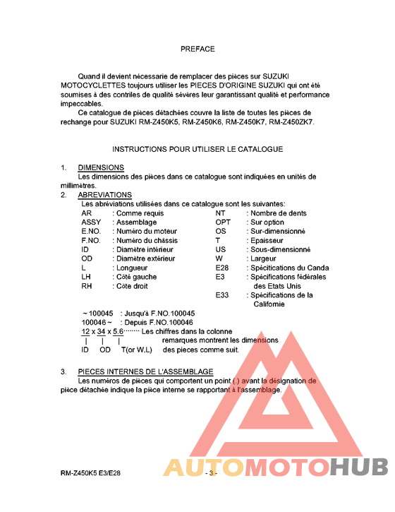 Catalog preface