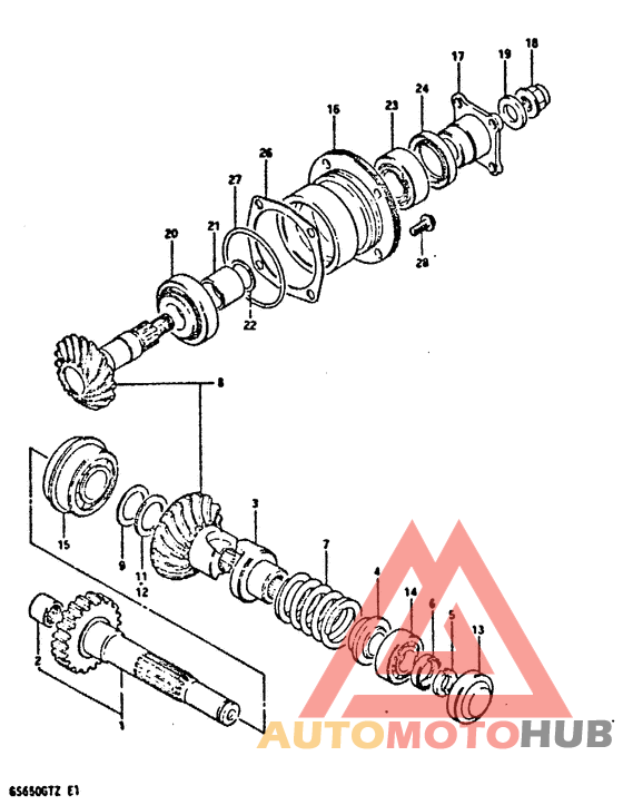 Secondary drive gear