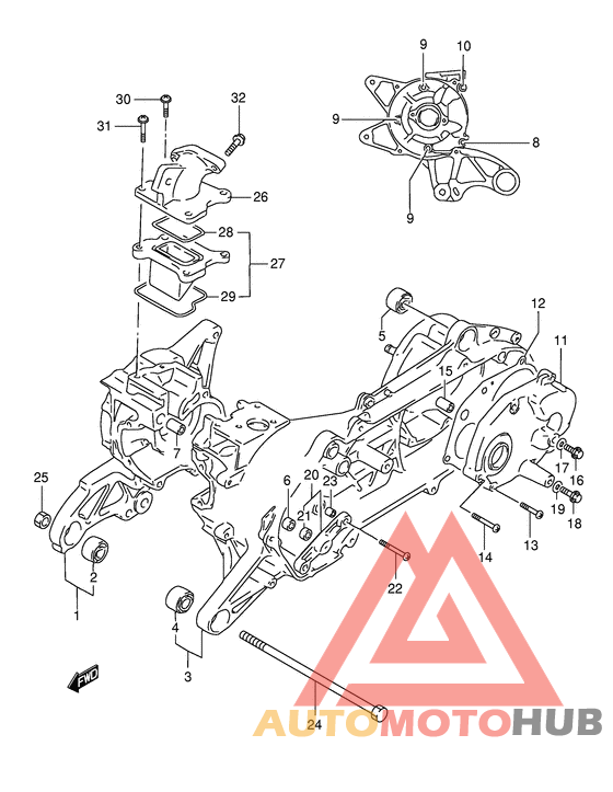 Картер двигателя