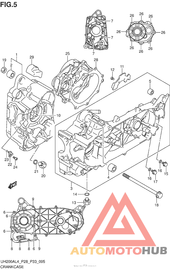 Картер двигателя