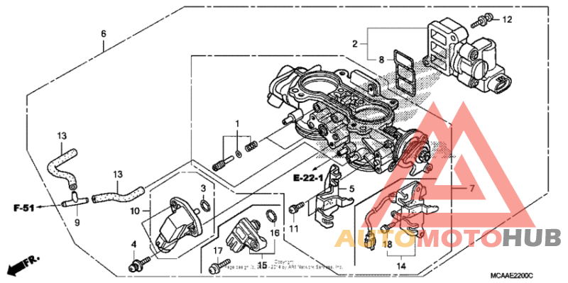 Корпус Дросселя