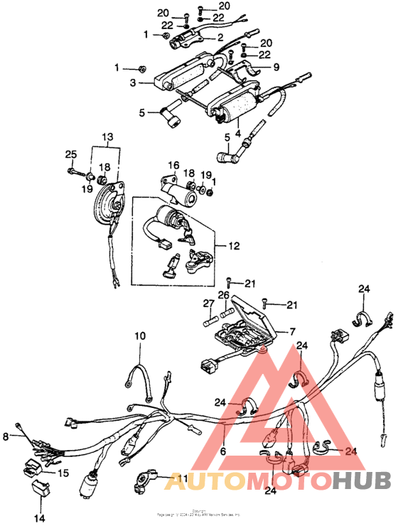Wire harness + ignition coil