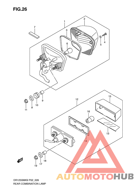 Rear combination  lamp