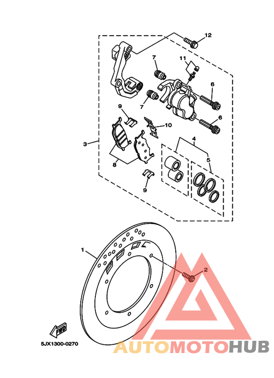 Передний суппорт
