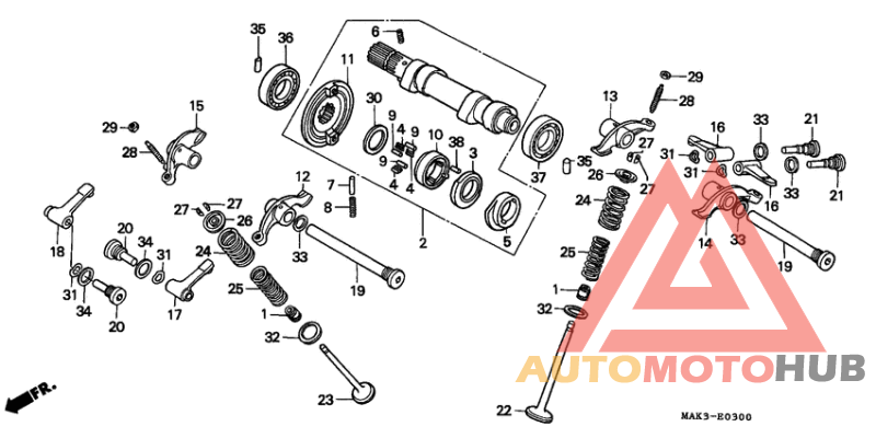 Распред вал/клапана