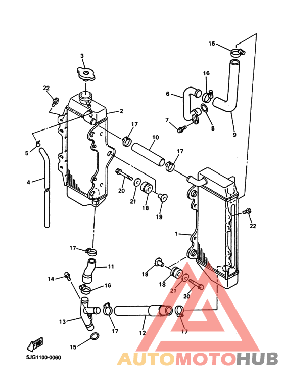 Радиатор hose
