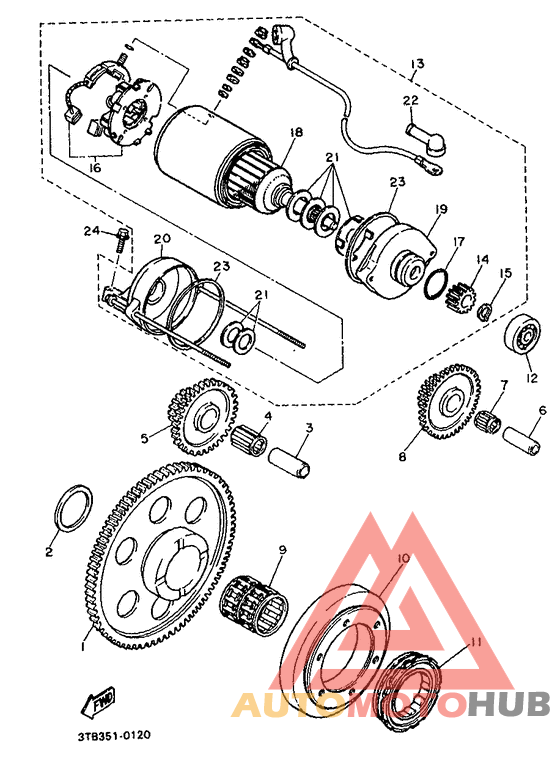 Муфта стартера