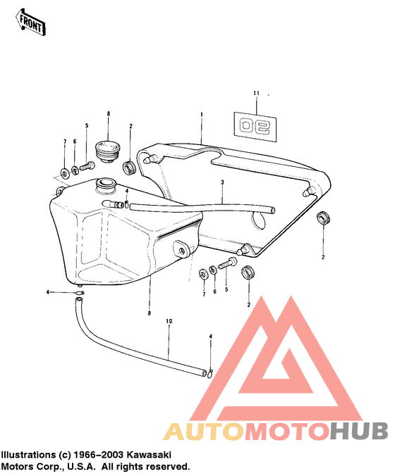 Side cover/oil tank