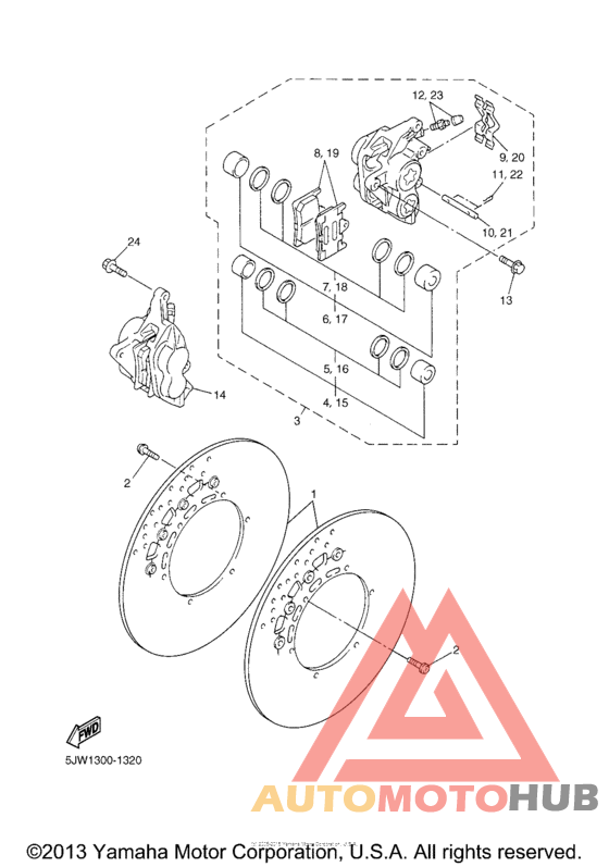 Передний суппорт
