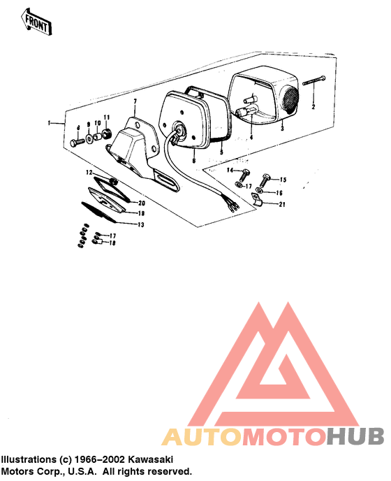 Taillight unit ass`y