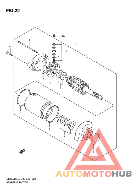 Стартерный мотор