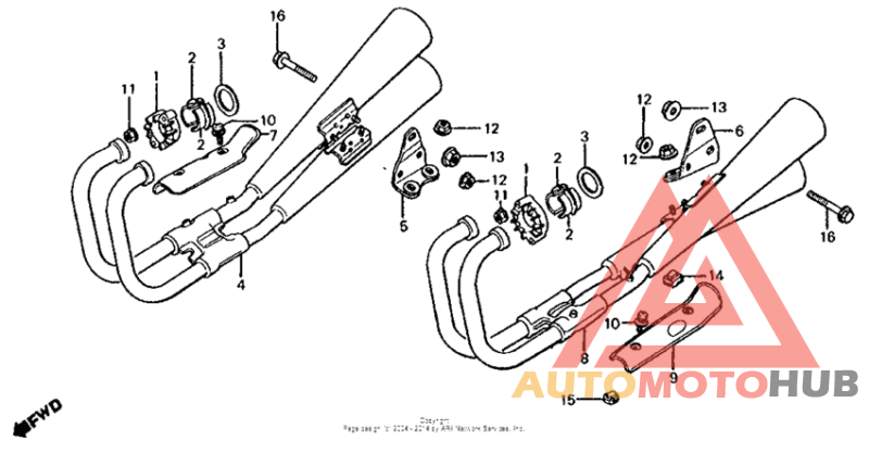 Cb650c muffler 80-81