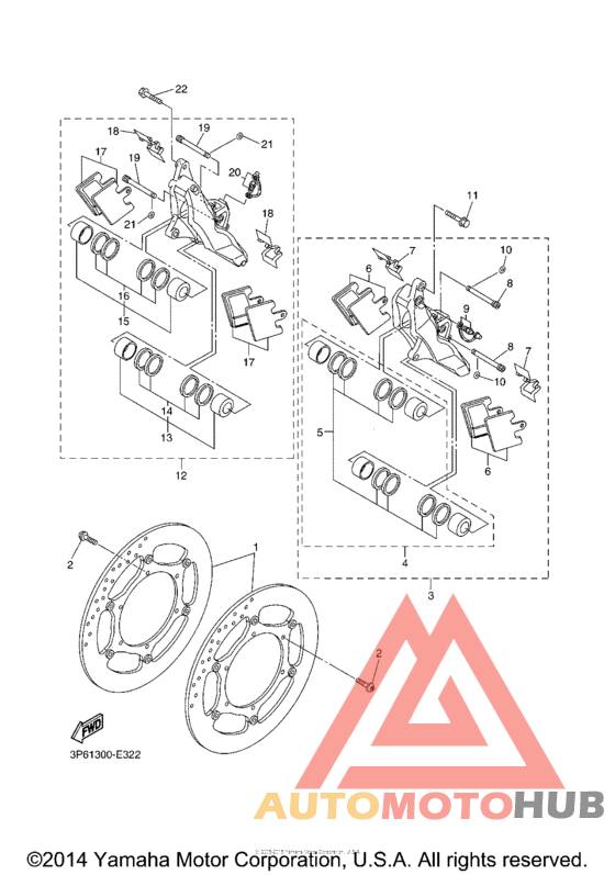 Передний суппорт