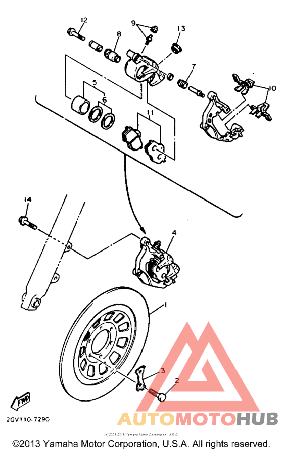 Передний суппорт