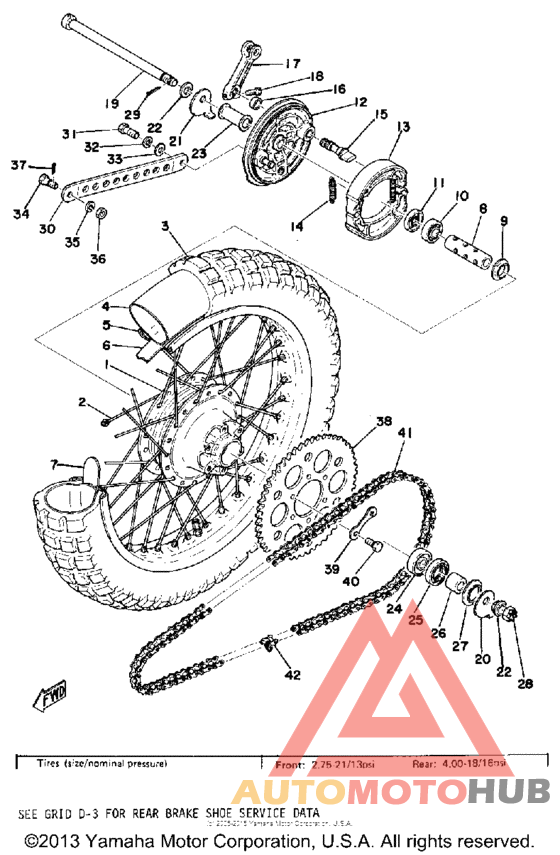Переднее колесо