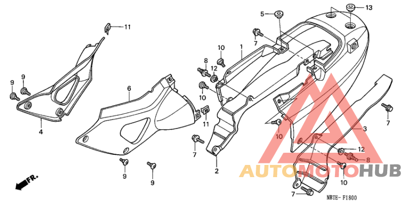 Seat cowl/side cover