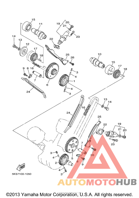 Цепь механизма газораспределения