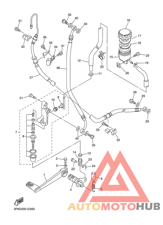 Задний торм цилиндр
