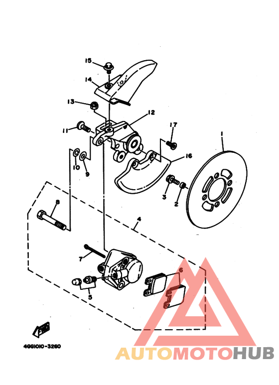 Задний суппорт