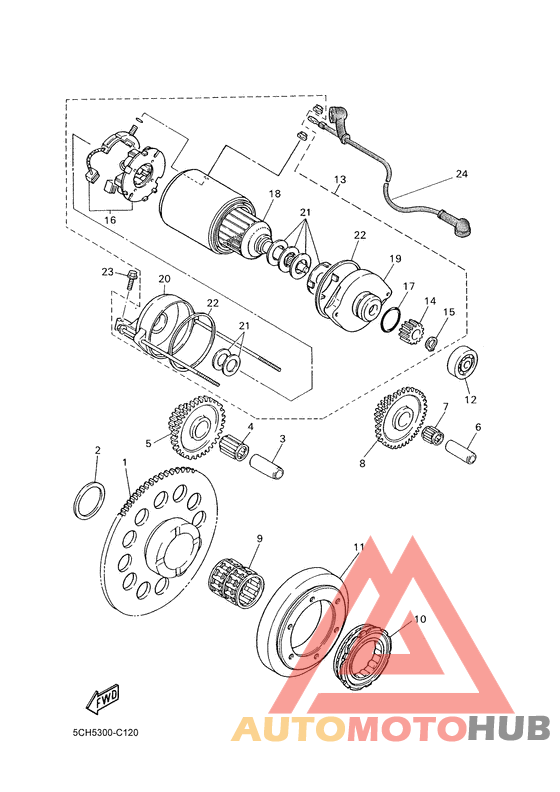 Муфта стартера