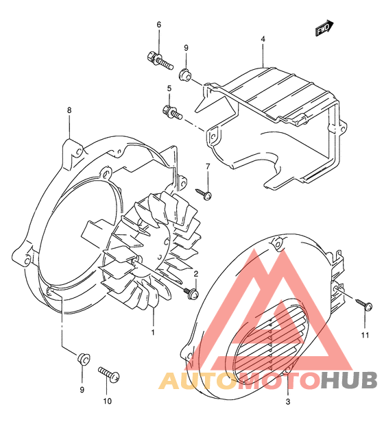 Вентилятор охлаждения