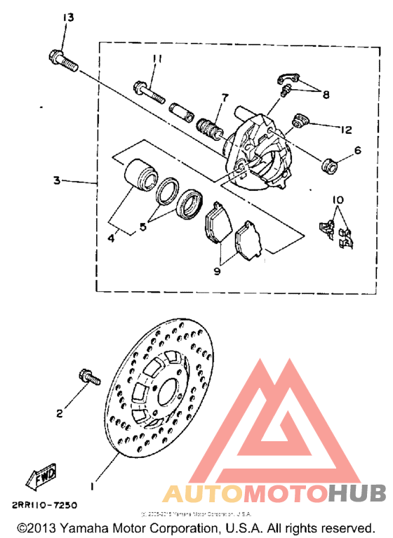 Передний суппорт