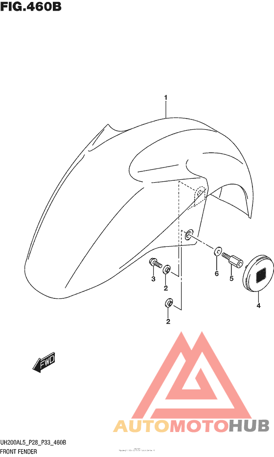 Front Fender (Uh200Al5 P33)