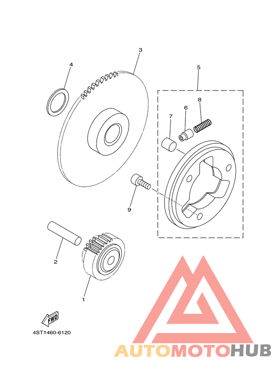 Муфта стартера